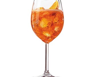 Aperol - och rabarberspritz.