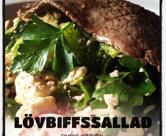 Lövbiffssallad / Sallad med lövbiff