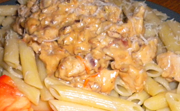 Kyckling rätter med pasta