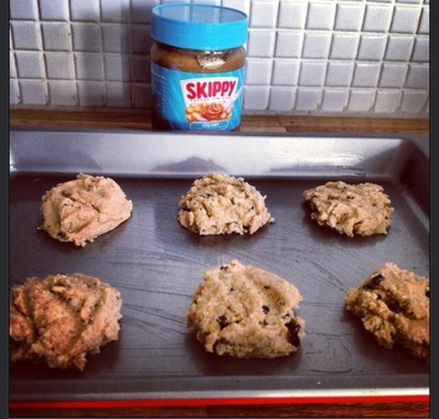 Peanut butter chocolate chip cookies
