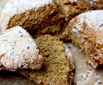 Rågscones (100% råg, vetefritt, vegan)