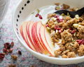 Gluten free and grain free honey granola