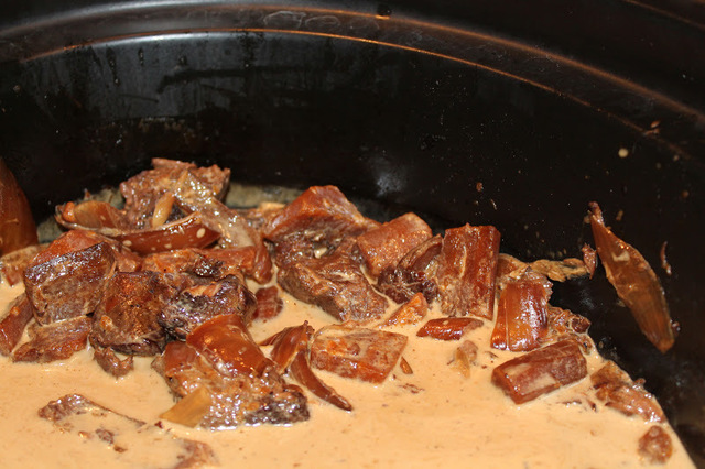 Älgköttgryta i Crock Pot