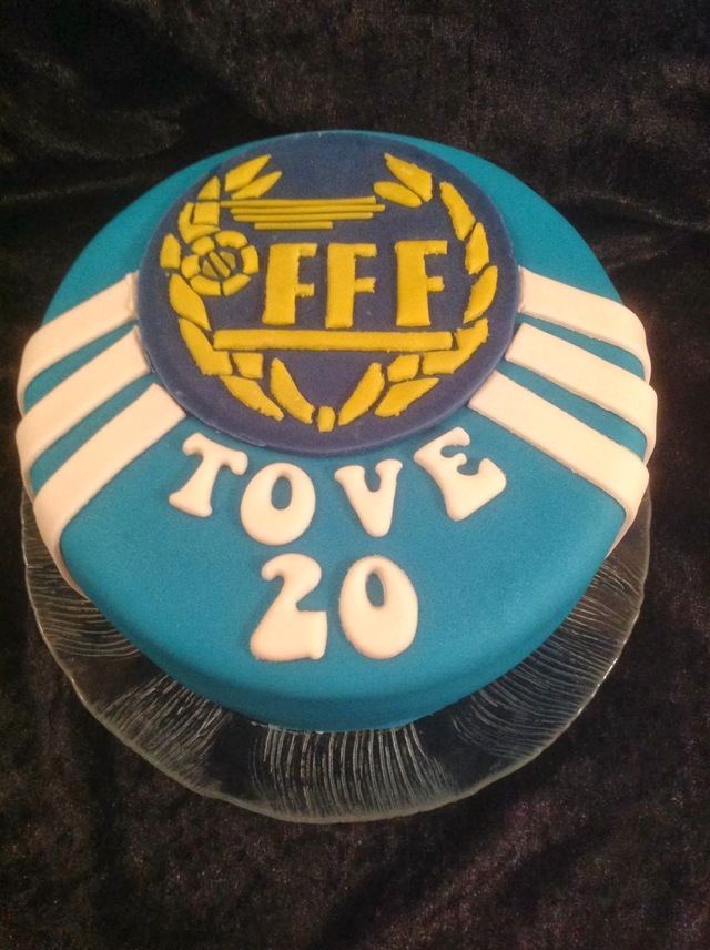 Forsby FF tårta.