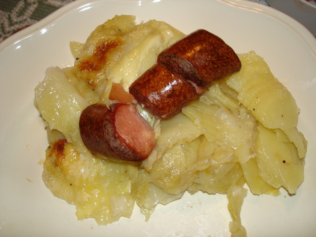 Västerbottensgrill med potatis i ugn
