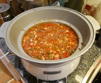 Ljuvlig chili con carne i Crock Pot