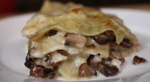 Truffle Lasagna Recipe with Porcini Mushrooms