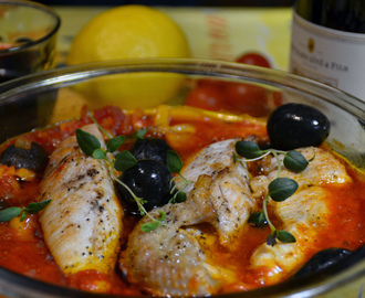 Kyckling som i Provence med tomater & oliver