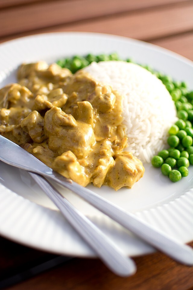 Kycklinggryta med curry