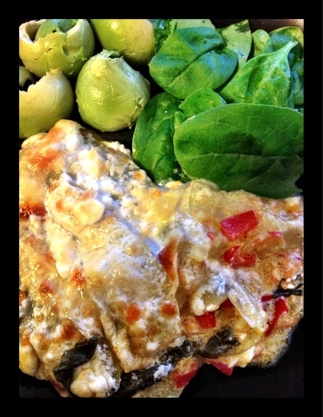 Vegetarisk zucchini lasagne :)
