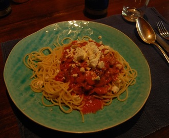 Den röda pastasåsen (veg)