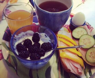 Frukost på helgen = Lyx!