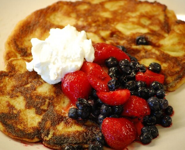 Amerikanska pannkakor LCHF till brunch