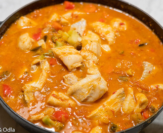 Indisk fish curry med torsk