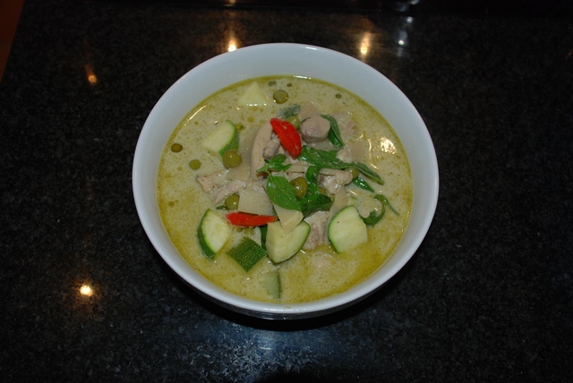 Geang Kiao Wan Kai (Grön curry kyckling)