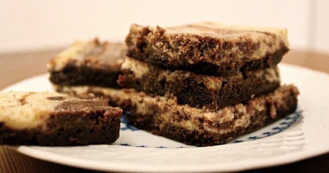 Banancheesecake-brownies