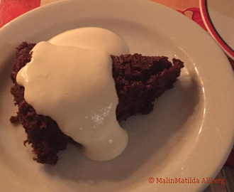 (laktos- och glutenfri) Pepparkakskladdkaka