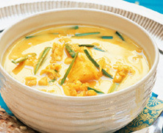 Kryddig fisksoppa med chapati