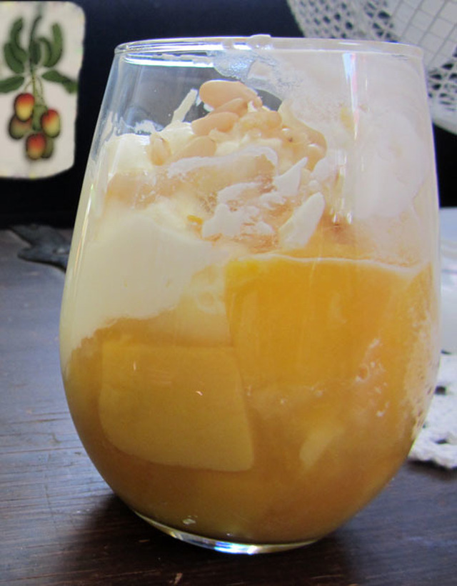 Dessert - Mango med mascarponekräm