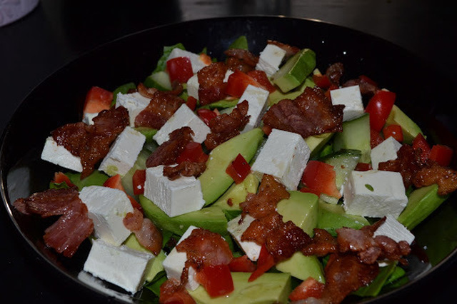 Bacon sallad