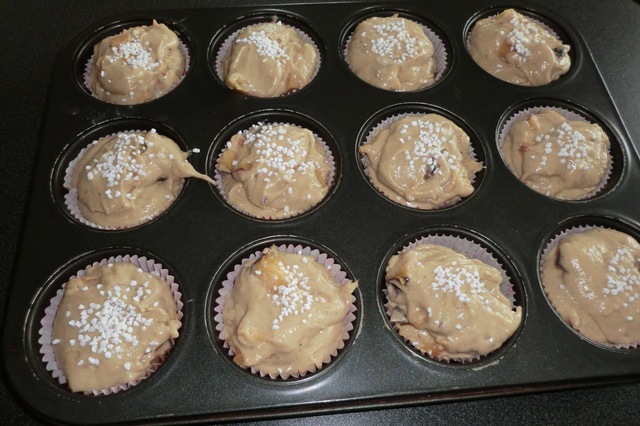 Muffins med persika