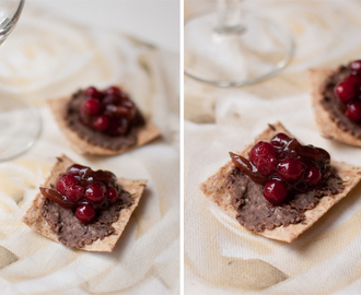 Black lentil paté