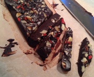 Sockerfri LCHF/Paleo Rocky road