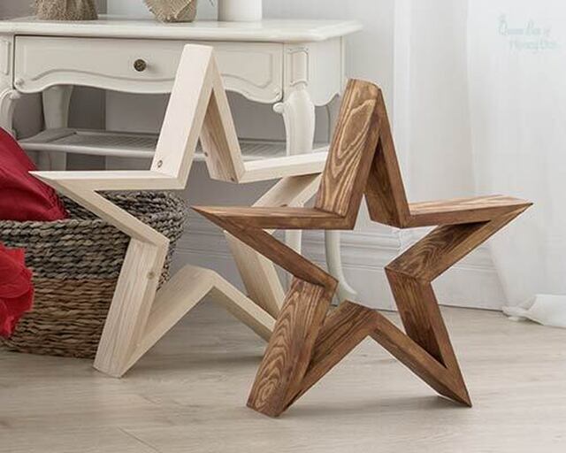 How To Make Farmhouse Style Wooden Stars