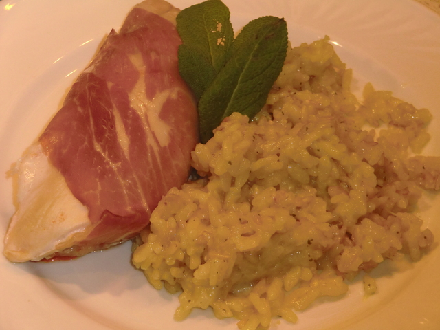 Kycklingfilé med italienska smaker - med prosciutto, soltorkade tomater och salvia