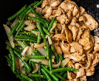 Green Bean Chicken Stir Fry