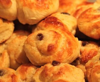 Lussekatter med mandelmassa (utan saffran)