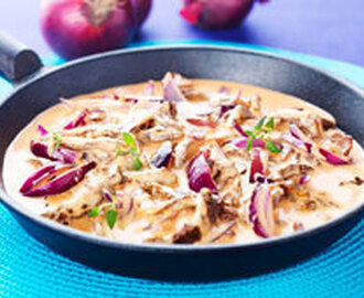 Snabb biff stroganoff