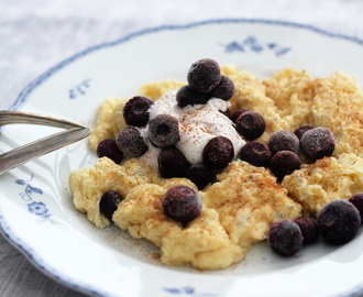 Scrambled pancakes, när man är sugen på både äggröra och pannkakor