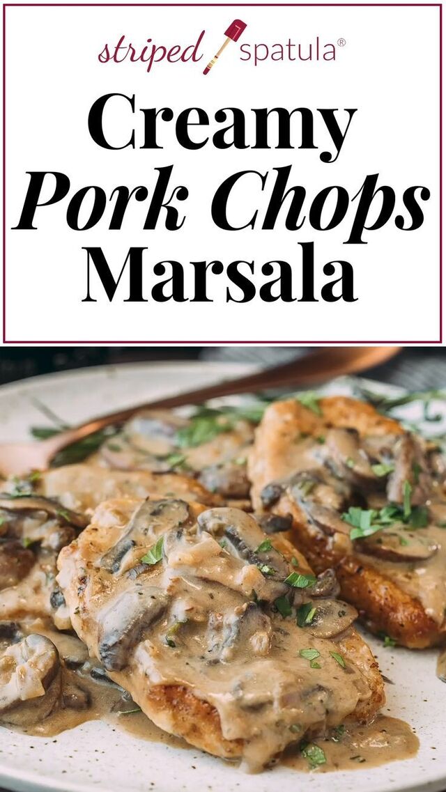 30 Minute Dinner: Creamy Pork Chops Marsala [Video] | Recipe [Video] | Easy pork chop recipes, Pork dinner, Meat recipes