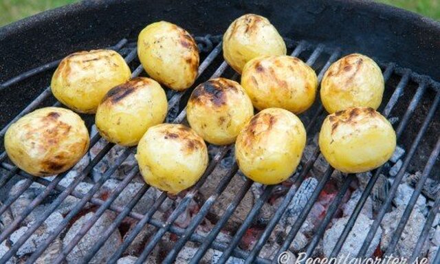 Grillad potatis
