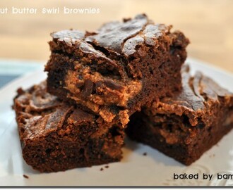 Peanut Butter Swirl Brownies