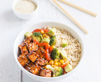 Buddha Bowl with BBQ-tofu