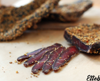 Traditionell Sydafrikansk Biltong