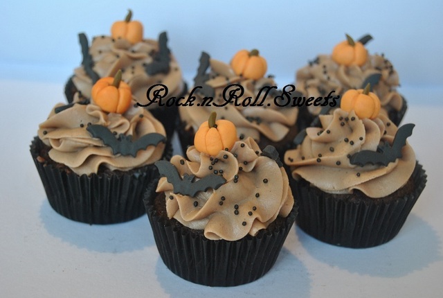 Recept på halloween cupcakes