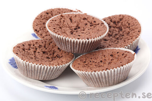 Glutenfria kladdmuffins