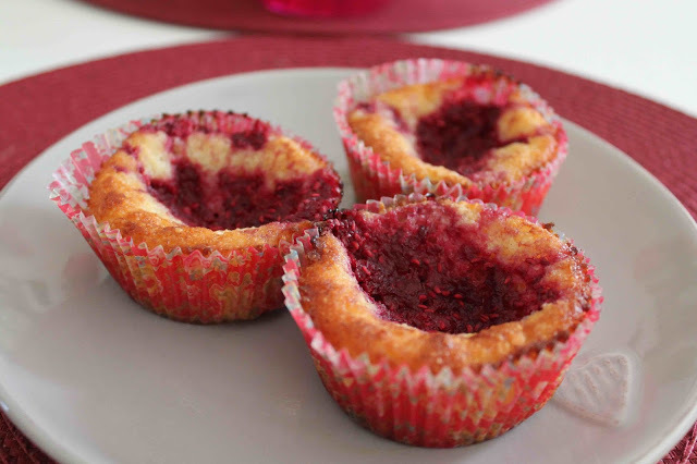 Hallonmuffins - socker- och glutenfria