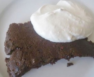 Kladdkaka med lakrits LCHF