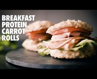 Gymgrossisten Kitchen - Breakfast Protein Carrot Rolls
