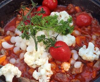 Lammgryta Tajine med tomat samt höstprimörer