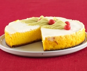 Saffranscheesecake