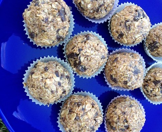 Havrebollar med kanel och mörk choklad glutenfritt