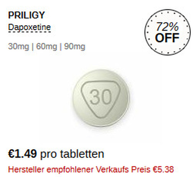 Priligy Tabletten Erfahrungen – Billige Online-Apotheke