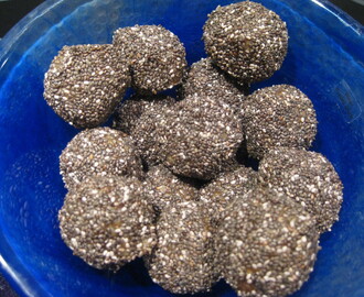 PROTEINBOLLAR - med lakrits och chia