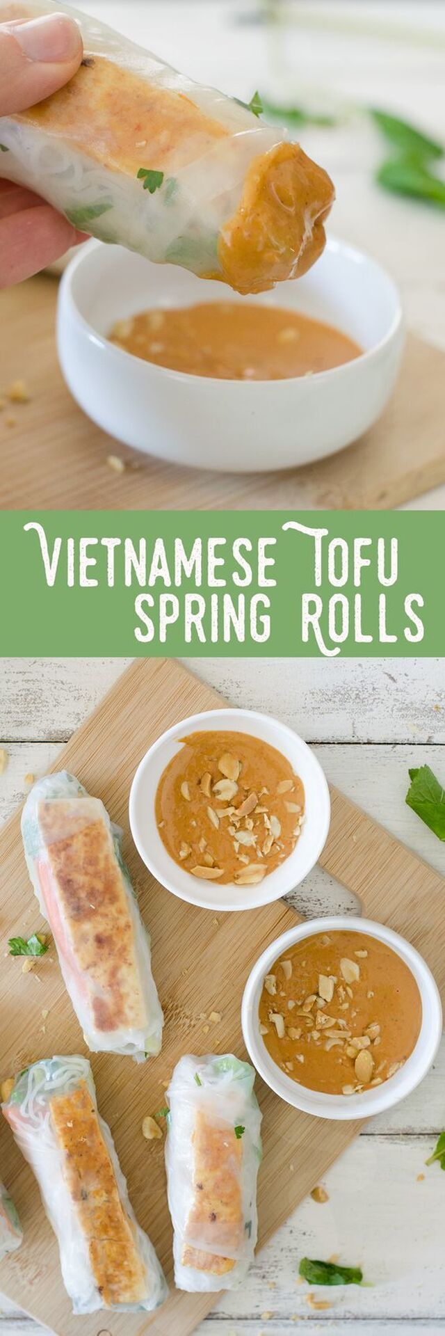 Vietnamese Tofu Spring Rolls
