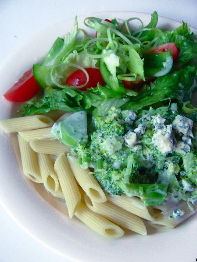 Broccoli-blåmögel-pasta